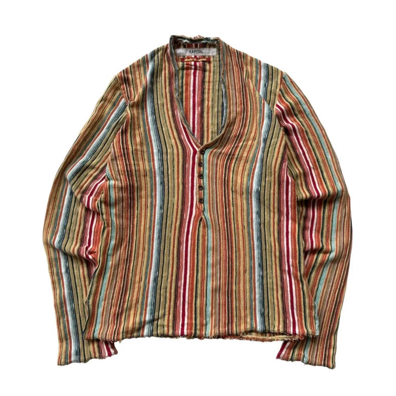 Vintage Kapital Striped Long Sleeve Shirt