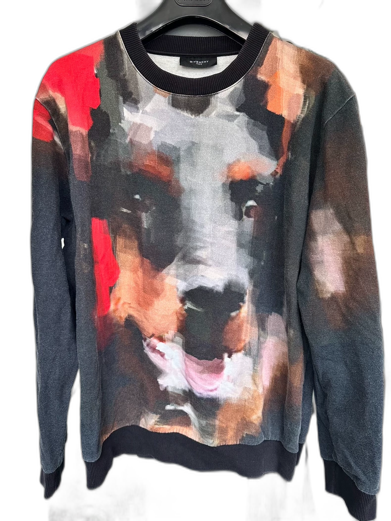Givenchy Oversized Dog Print Sweatshirt