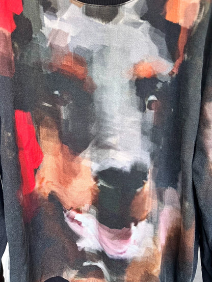 Givenchy Oversized Dog Print Sweatshirt