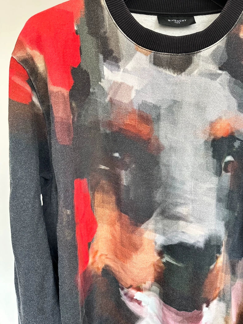 Givenchy Oversized Dog Print Sweatshirt