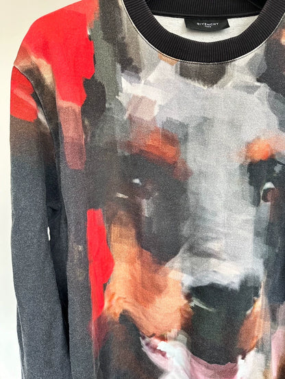 Givenchy Oversized Dog Print Sweatshirt
