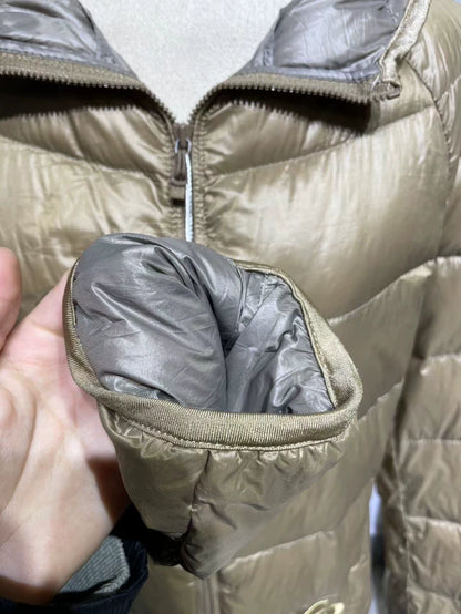 Dior Khaki Hooded Puffer Jacket