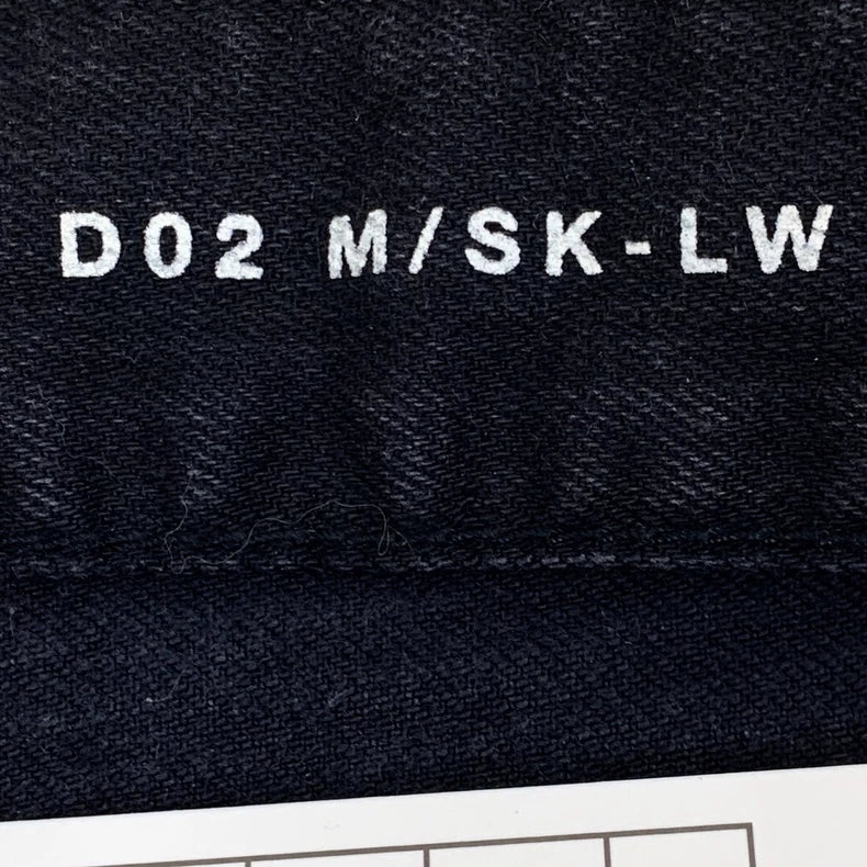 Saint Laurent Black Ripped Casual Denim Pants