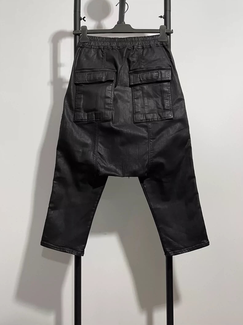 Rick Owens Black Cropped Pants