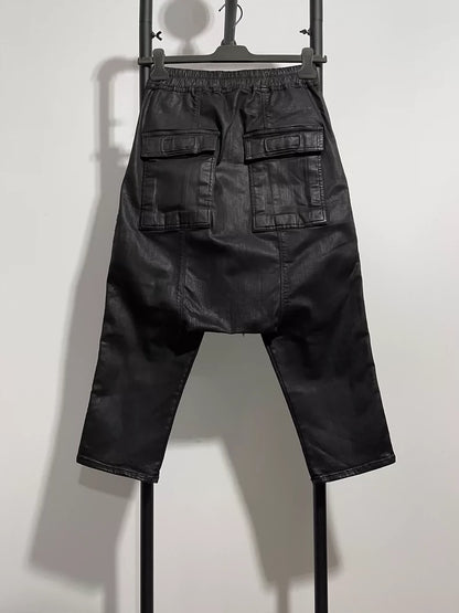 Rick Owens Black Cropped Pants