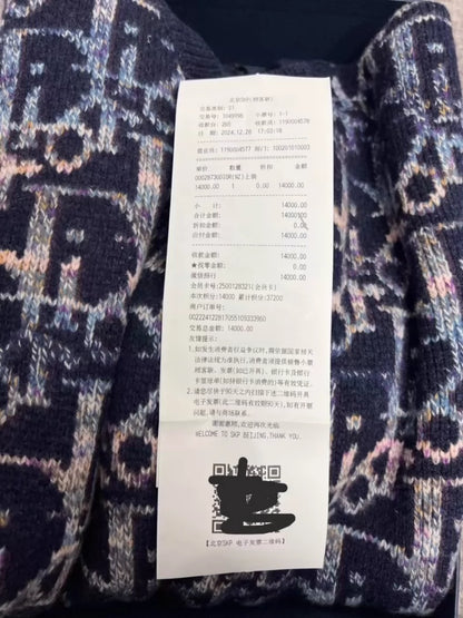 Dior Colorful Logo Sweater in XXL Size