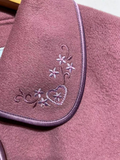 Vintage Prada Wool Coat with Embroidery