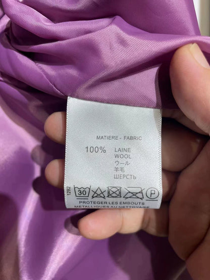 Vintage Prada Wool Coat with Embroidery