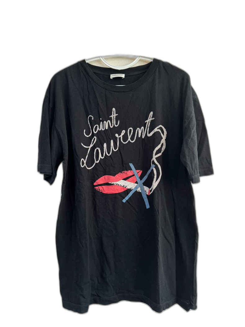 Saint Laurent Classic Smoking Print T-Shirt