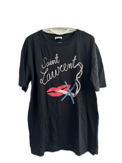 Saint Laurent Classic Smoking Print T-Shirt
