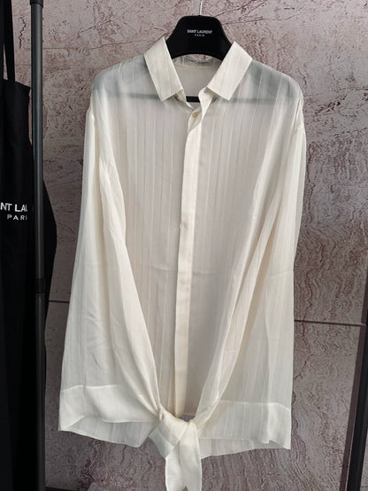 Saint Laurent 23SS Floaty Ribbon Shirt