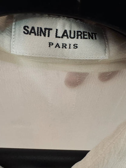 Saint Laurent 23SS Floaty Ribbon Shirt