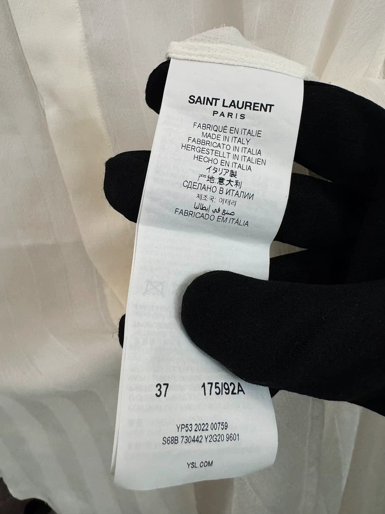 Saint Laurent 23SS Floaty Ribbon Shirt