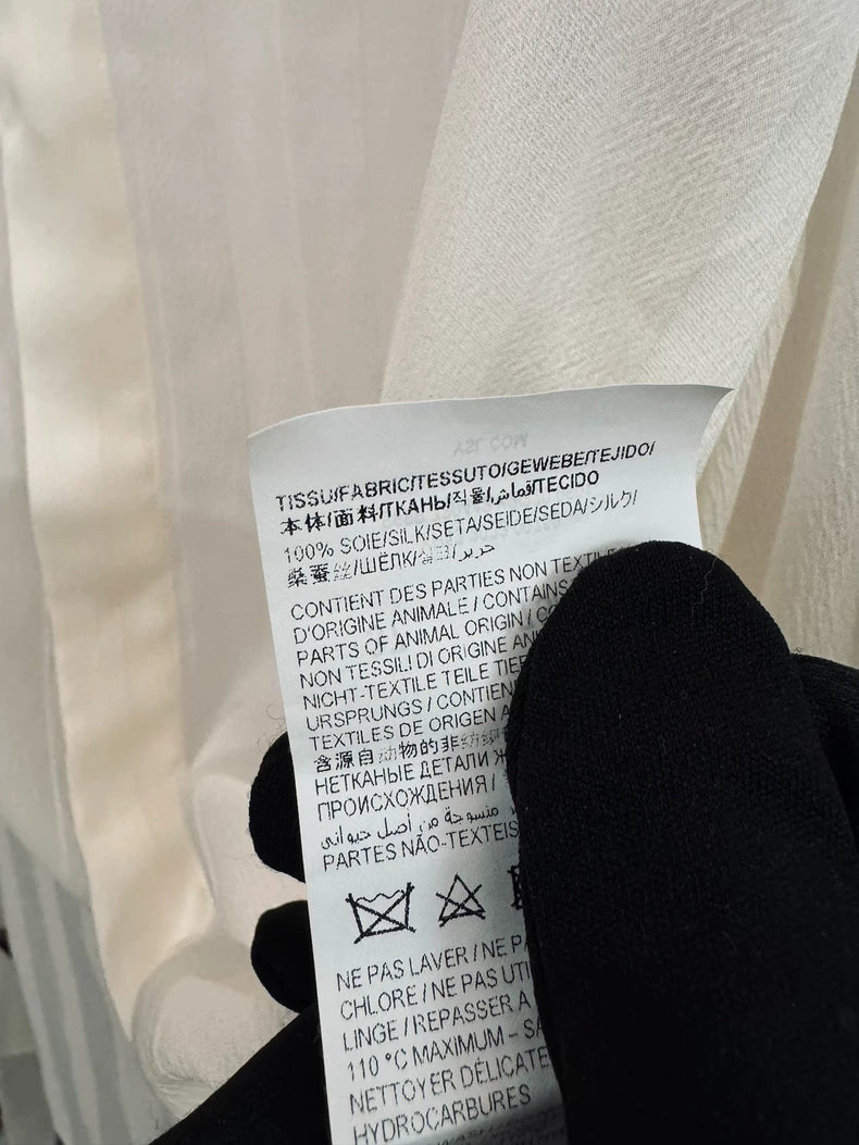 Saint Laurent 23SS Floaty Ribbon Shirt