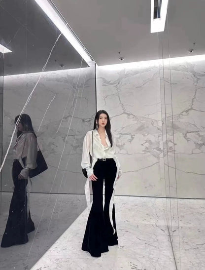 Saint Laurent 23SS Floaty Ribbon Shirt