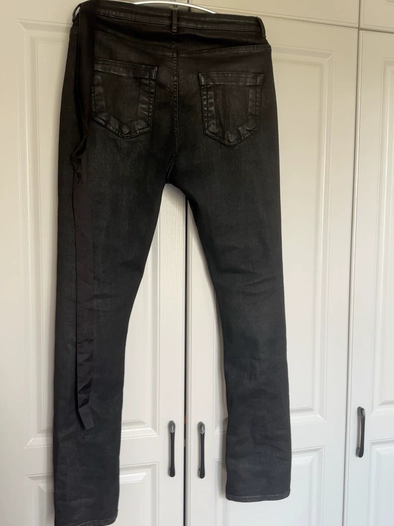 Rick Owens Waxed Casual Pants 31