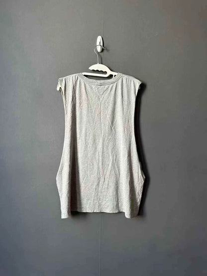 Celine Paris Grey Sleeveless Tank Top-yf