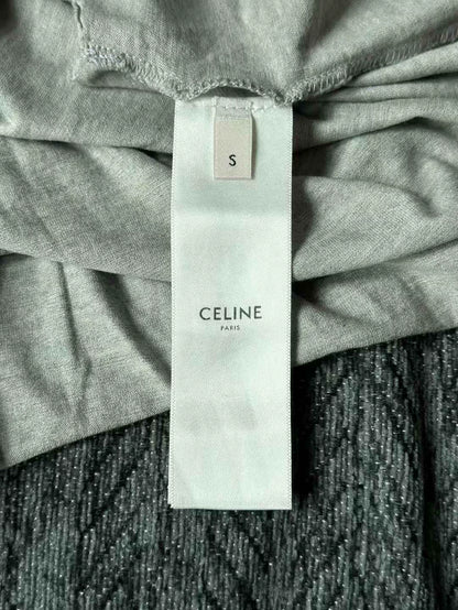 Celine Paris Grey Sleeveless Tank Top-yf