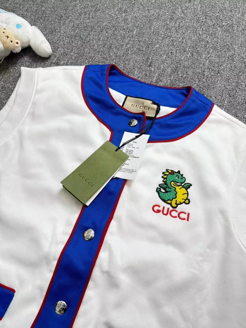 Gucci Embroidered Logo Knit Vest