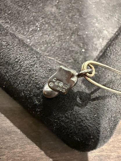 Chrome Hearts Silver Studded Pin Brooch