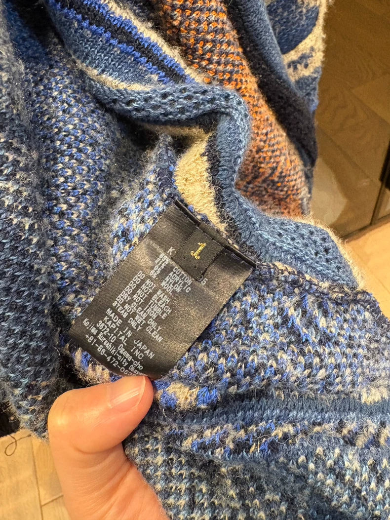 kapital anti-war cardigan sweater