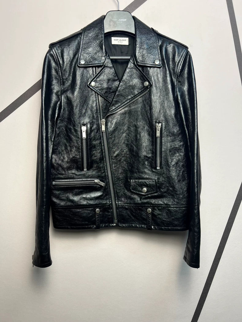 Saint Laurent Leather Motorcycle Jacket