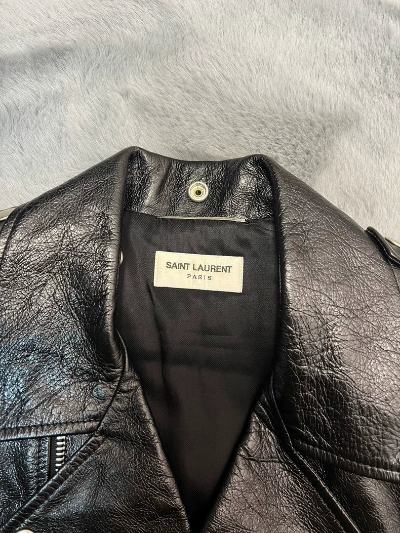 Saint Laurent Leather Motorcycle Jacket