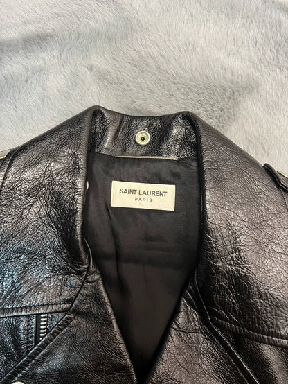 Saint Laurent Leather Motorcycle Jacket