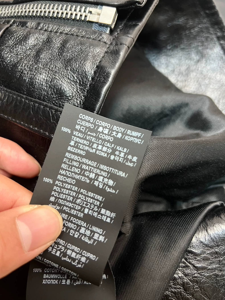 Saint Laurent Leather Motorcycle Jacket