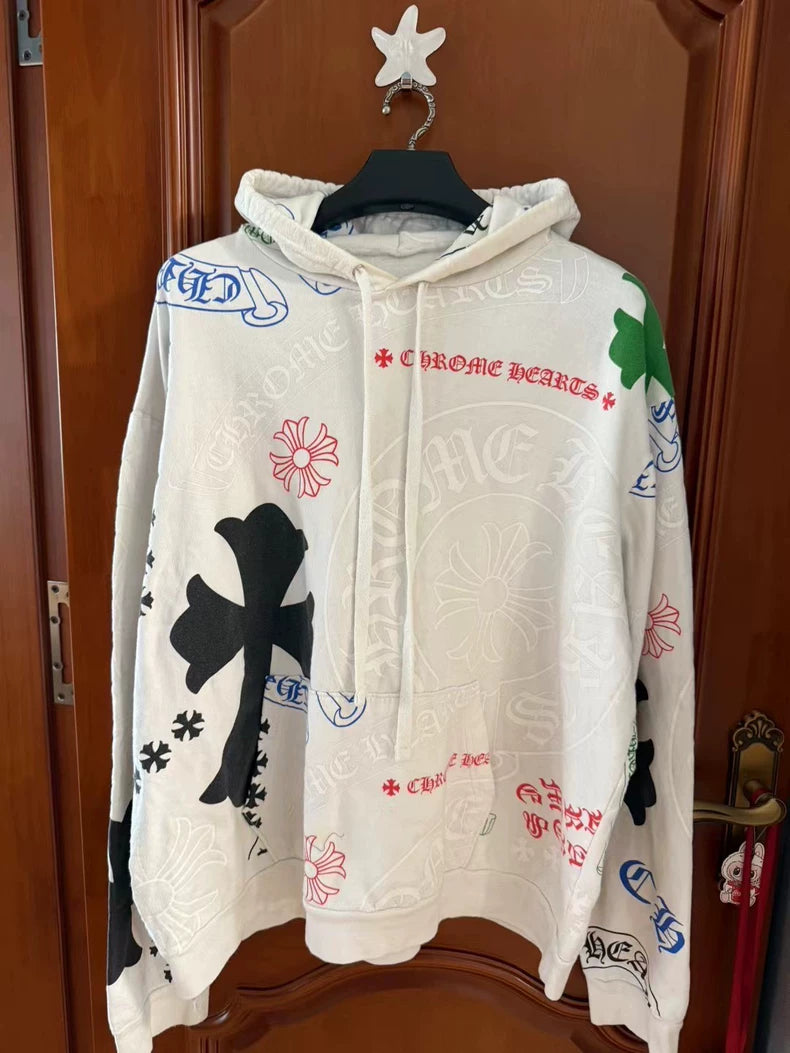 Chrome Hearts Limited Graffiti Hoodie-yf