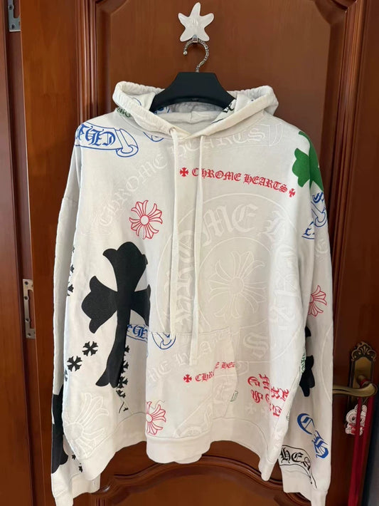Chrome Hearts Limited Graffiti Hoodie-yf
