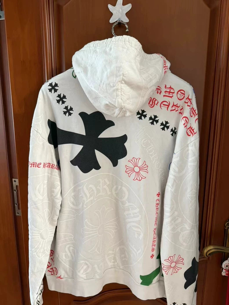 Chrome Hearts Limited Graffiti Hoodie-yf