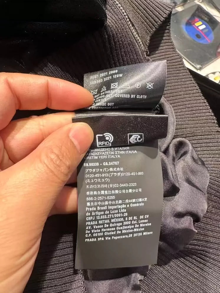 PRADA luxury velvet hoodie-zp