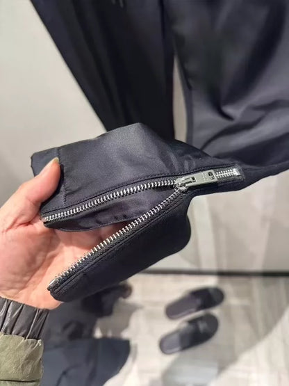 PRADA nylon patchwork sweatpants-zp