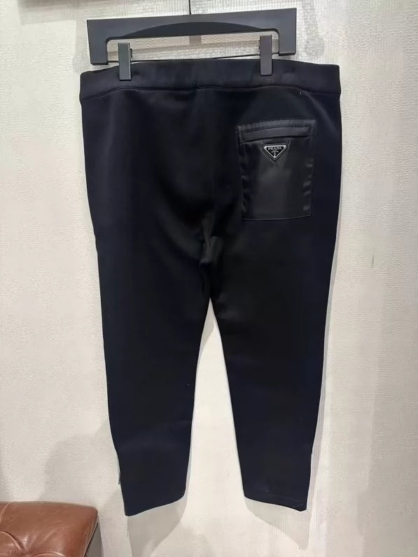 PRADA nylon patchwork sweatpants-zp