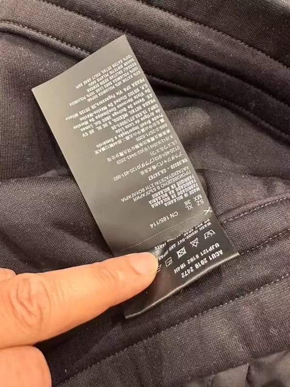 PRADA nylon patchwork sweatpants-zp