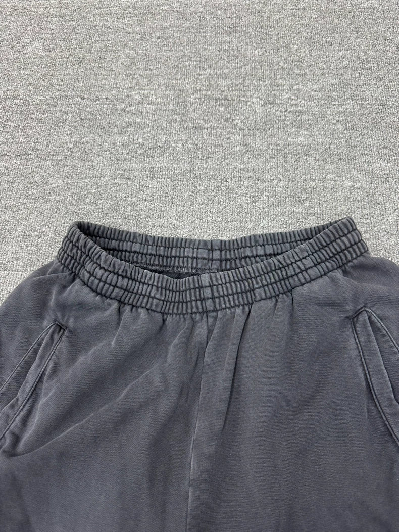 Balenciaga Washed Grey Logo Pants XS Size