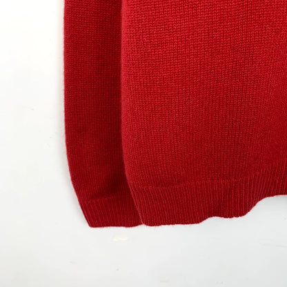 Red Rabbit Long Sleeve Knit Sweater