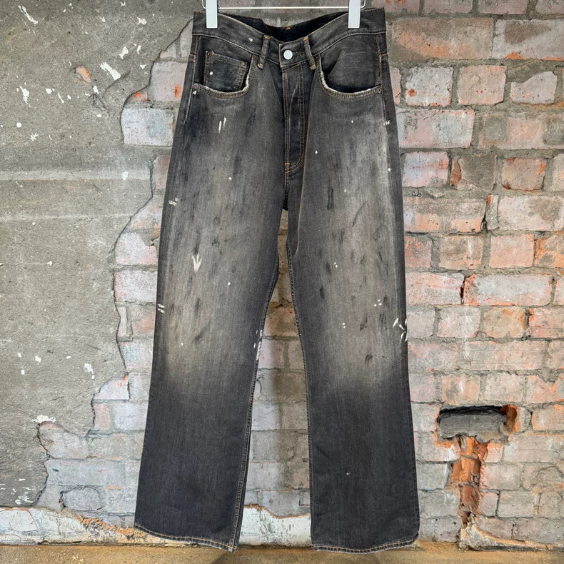 Acne Studios Inked Black Gray Jeans