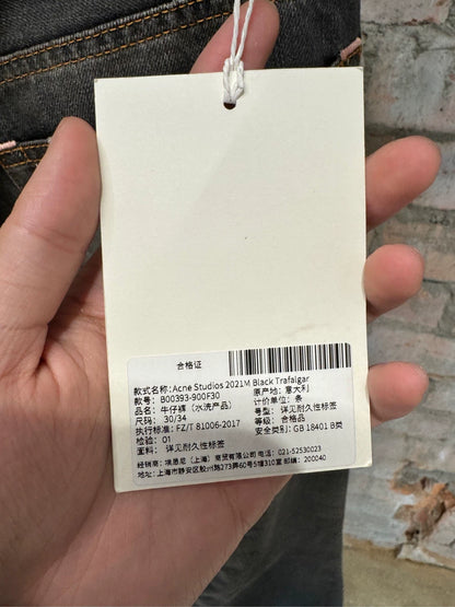 Acne Studios Inked Black Gray Jeans