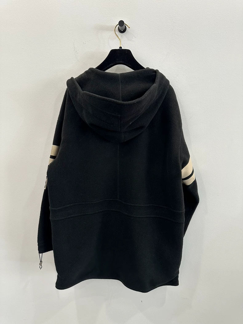 Chanel Black Zip Jacket with Logo