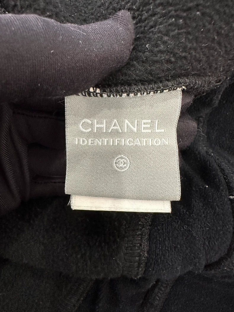 Chanel Black Zip Jacket with Logo