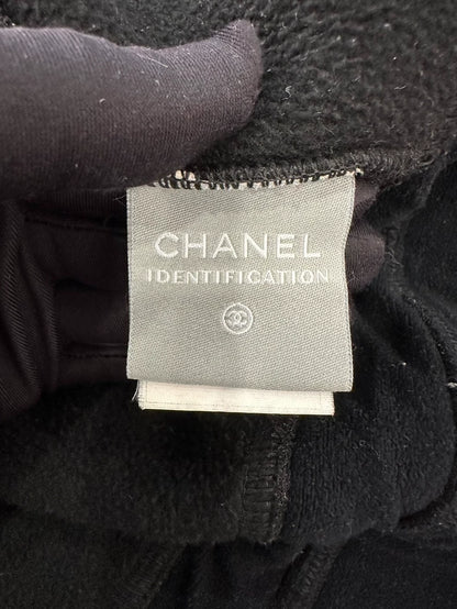 Chanel Black Zip Jacket with Logo