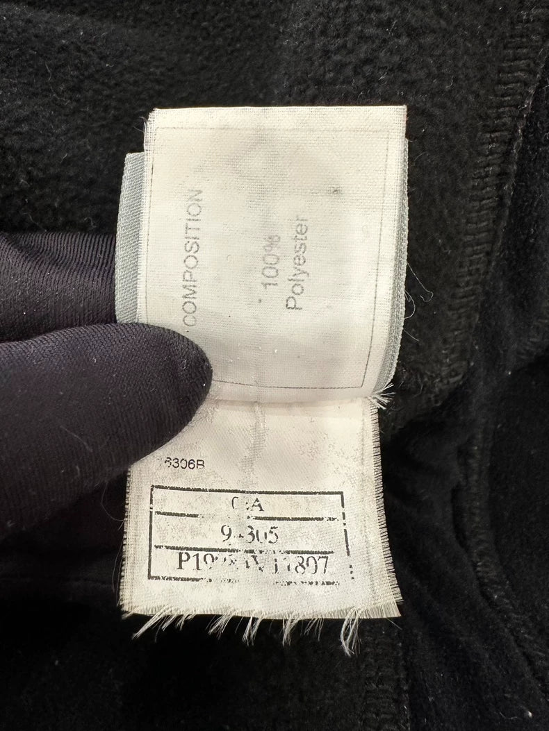 Chanel Black Zip Jacket with Logo