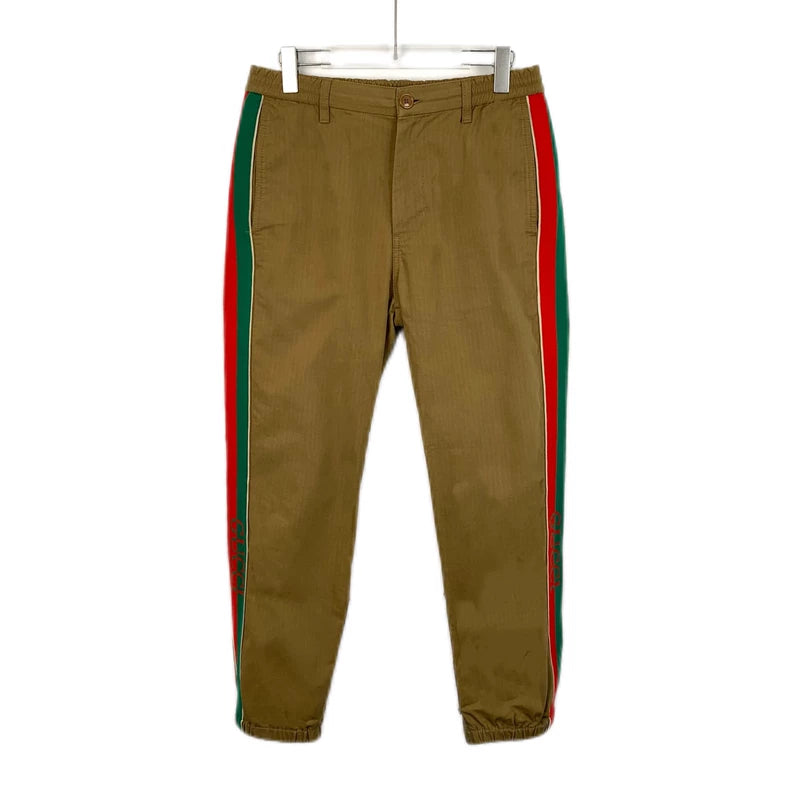 Gucci Brown Stripe Casual Pants