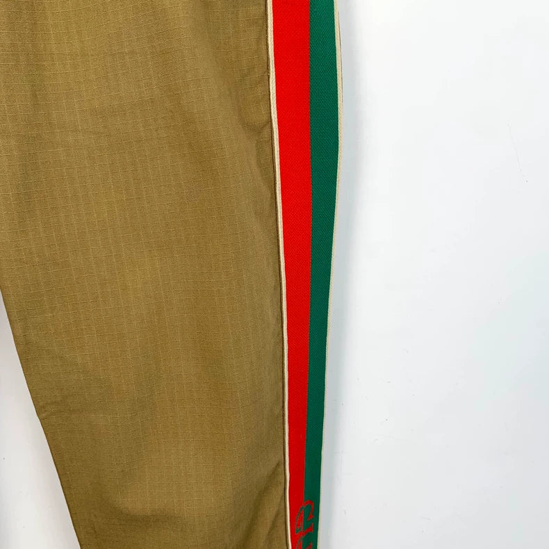 Gucci Brown Stripe Casual Pants