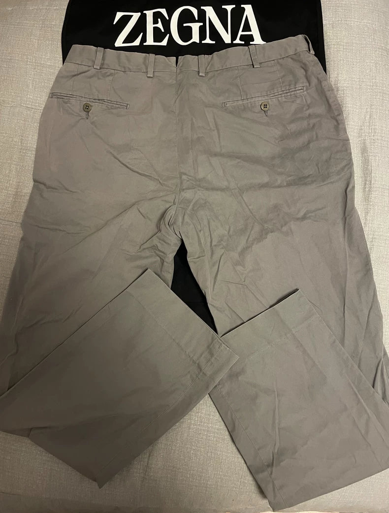 Ermenegildo Zegna Men's Casual Pants Gray