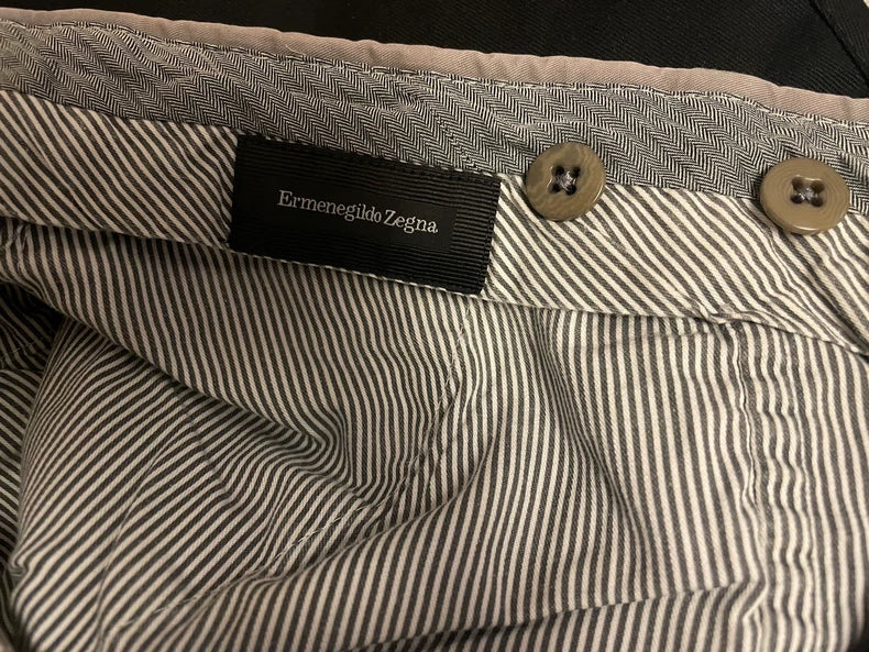 Ermenegildo Zegna Men's Casual Pants Gray