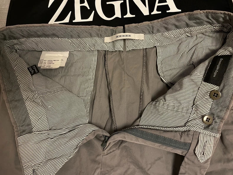 Ermenegildo Zegna Men's Casual Pants Gray