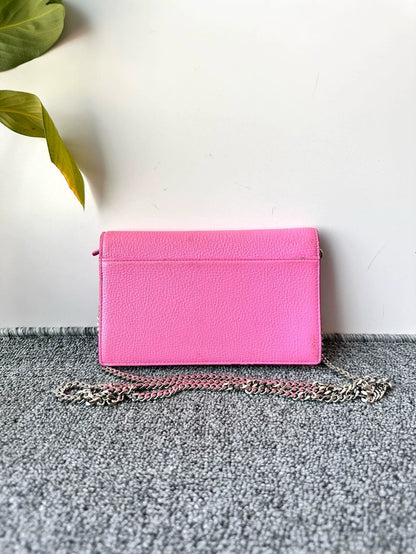 MCM Pink Chain Shoulder Bag